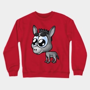 Donkey (Animal Alphabet) Crewneck Sweatshirt